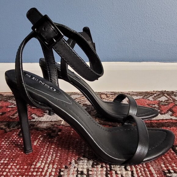 Senso Tyra III Black Leather Heels (38 or US 8) - Picture 6 of 10